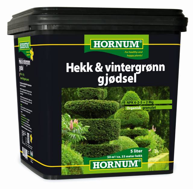 Tilbehør planting Gjødsel til hekk og stedsegrønne planter